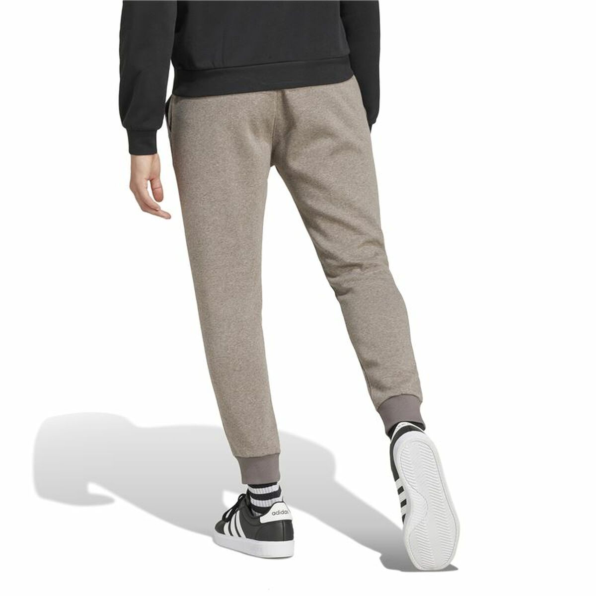 Pantaloni lungi de sport Adidas Seasonal Essentials Melange Bej Bărbați