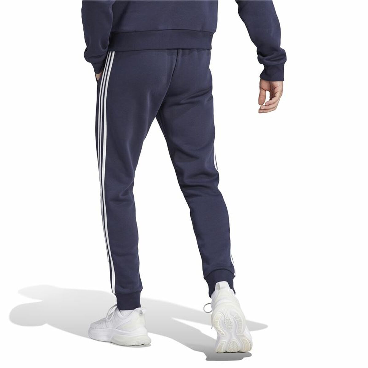 Pantaloni lungi de sport Adidas 3S Fl Tc Pt Negru Bărbați