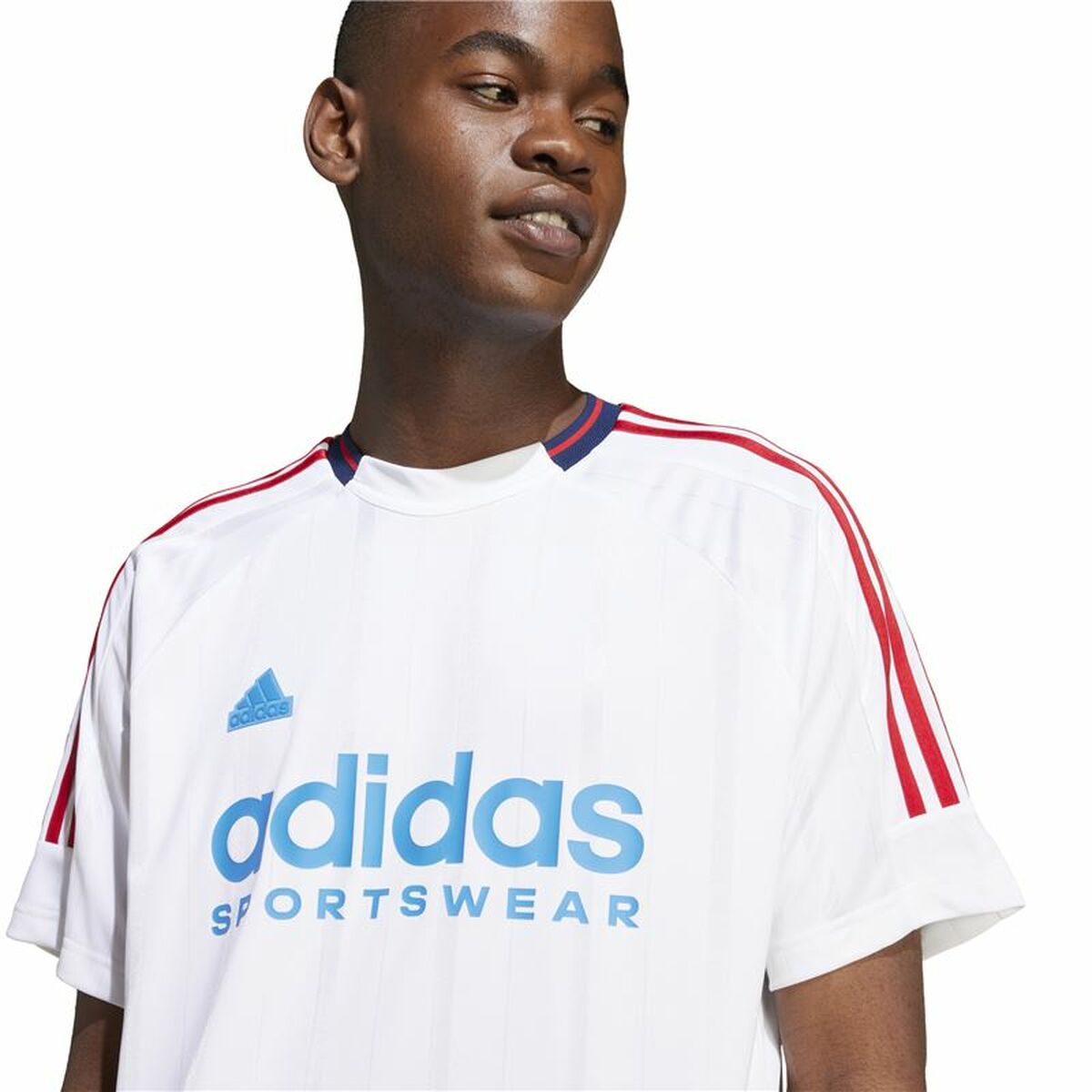 Tricou cu Mânecă Scurtă Bărbați Adidas Tiro Nations Pack Alb