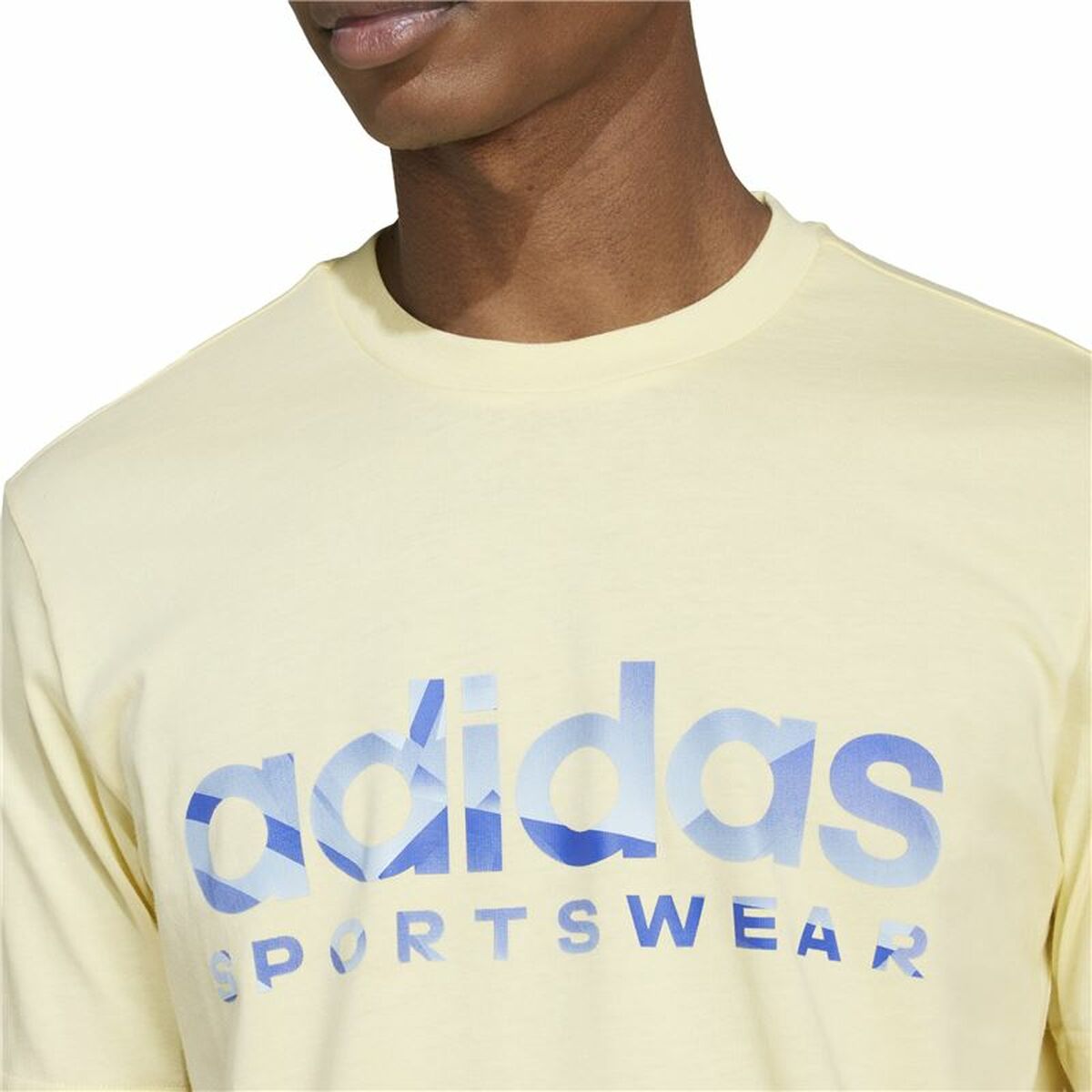 Tricou cu Mânecă Scurtă Bărbați Adidas House Of Tiro Summer Linear Graphic Galben