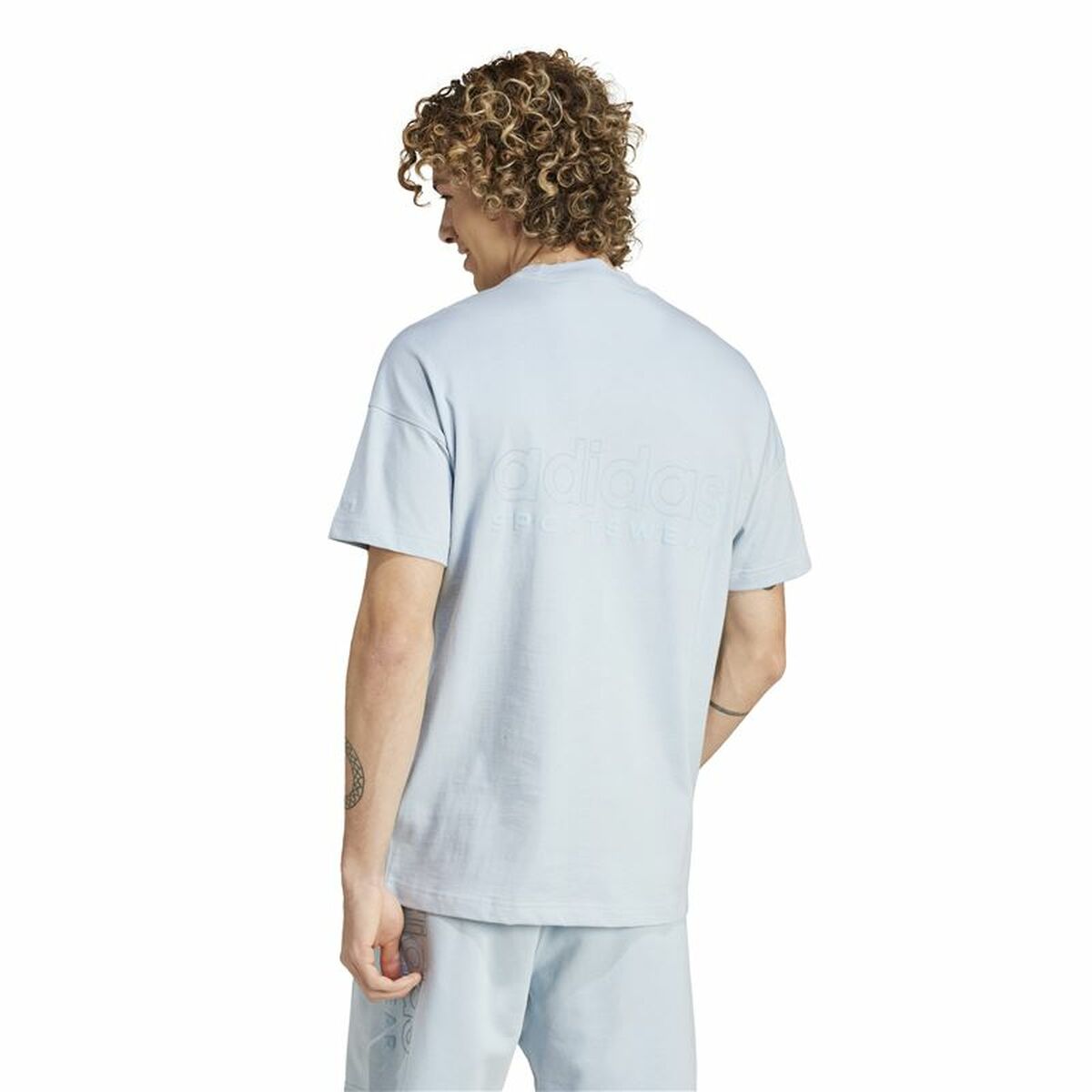 Tricou cu Mânecă Scurtă Bărbați Adidas All Szn Graphic Albastru