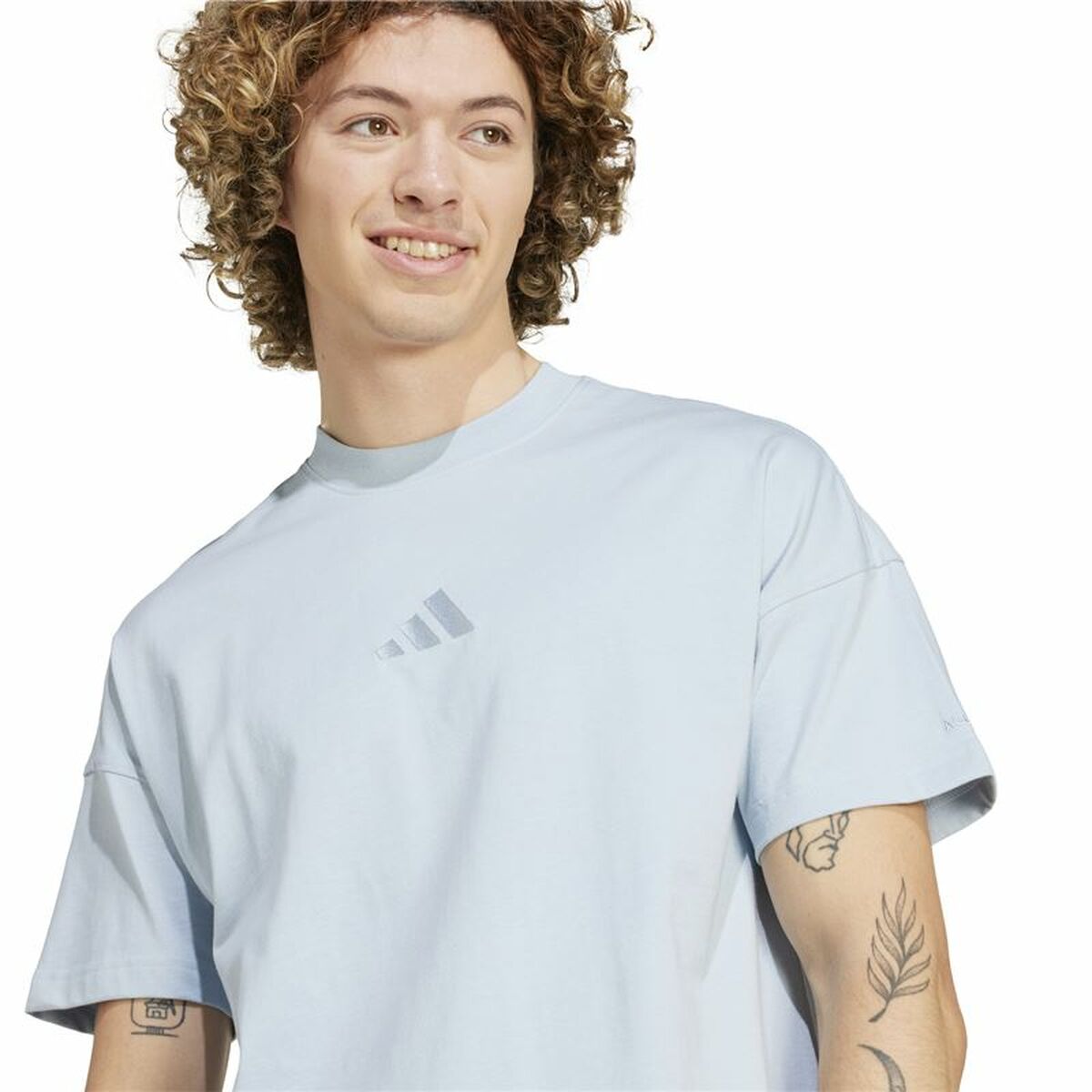 Tricou cu Mânecă Scurtă Bărbați Adidas All Szn Graphic Albastru