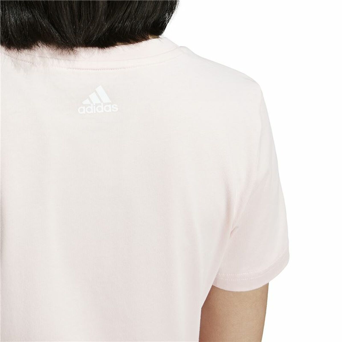 Tricou cu Mânecă Scurtă pentru Copii Adidas Essentials Linear Logo Cotton Slim Fit