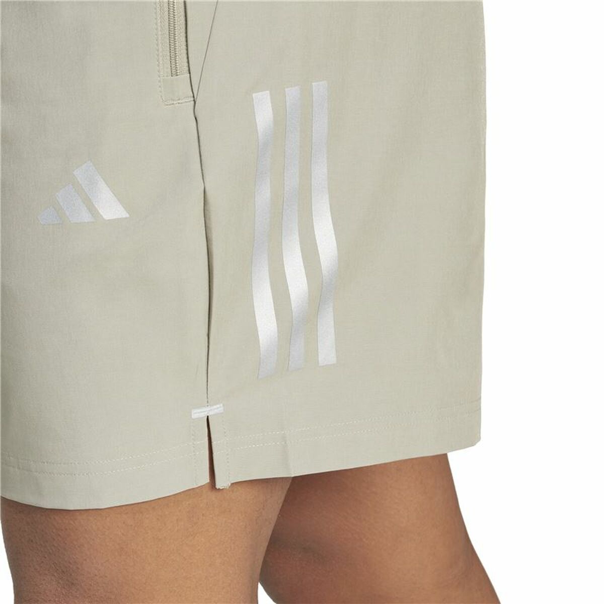 Pantaloni Scurți Sport pentru Bărbați Adidas Gym+ Training 3 Bandas Maro