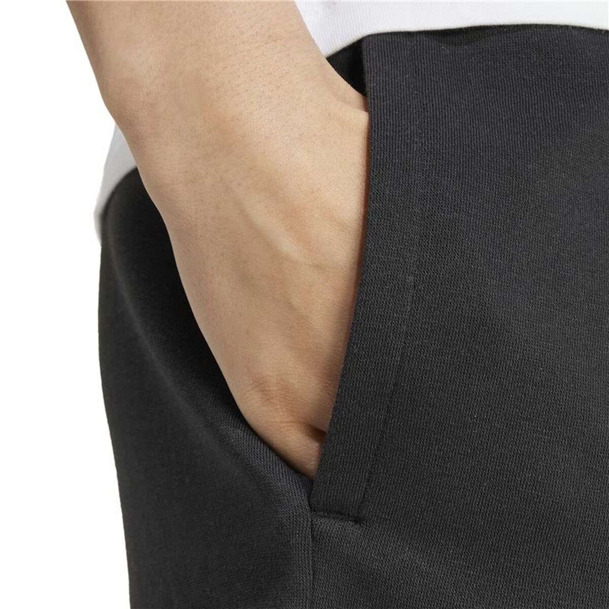 Pantalon Scurt Sport Adidas Essentials Small Logo Fleece Shorts Negru