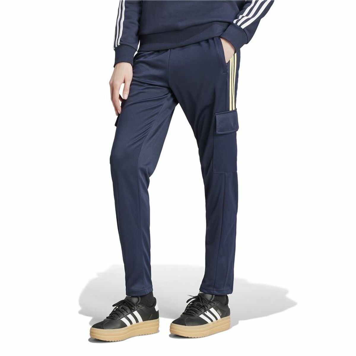 Pantaloni lungi de sport Adidas Tiro Cargo Albastru Femeie
