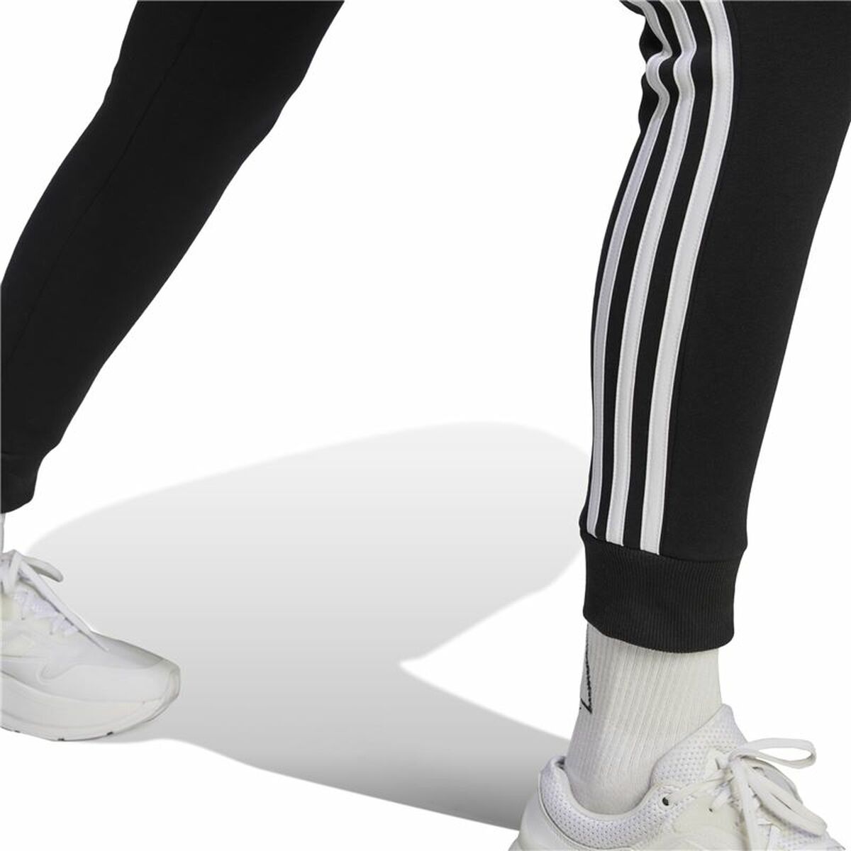 Pantaloni lungi de sport Adidas 3S Fl C Pt Negru Femeie