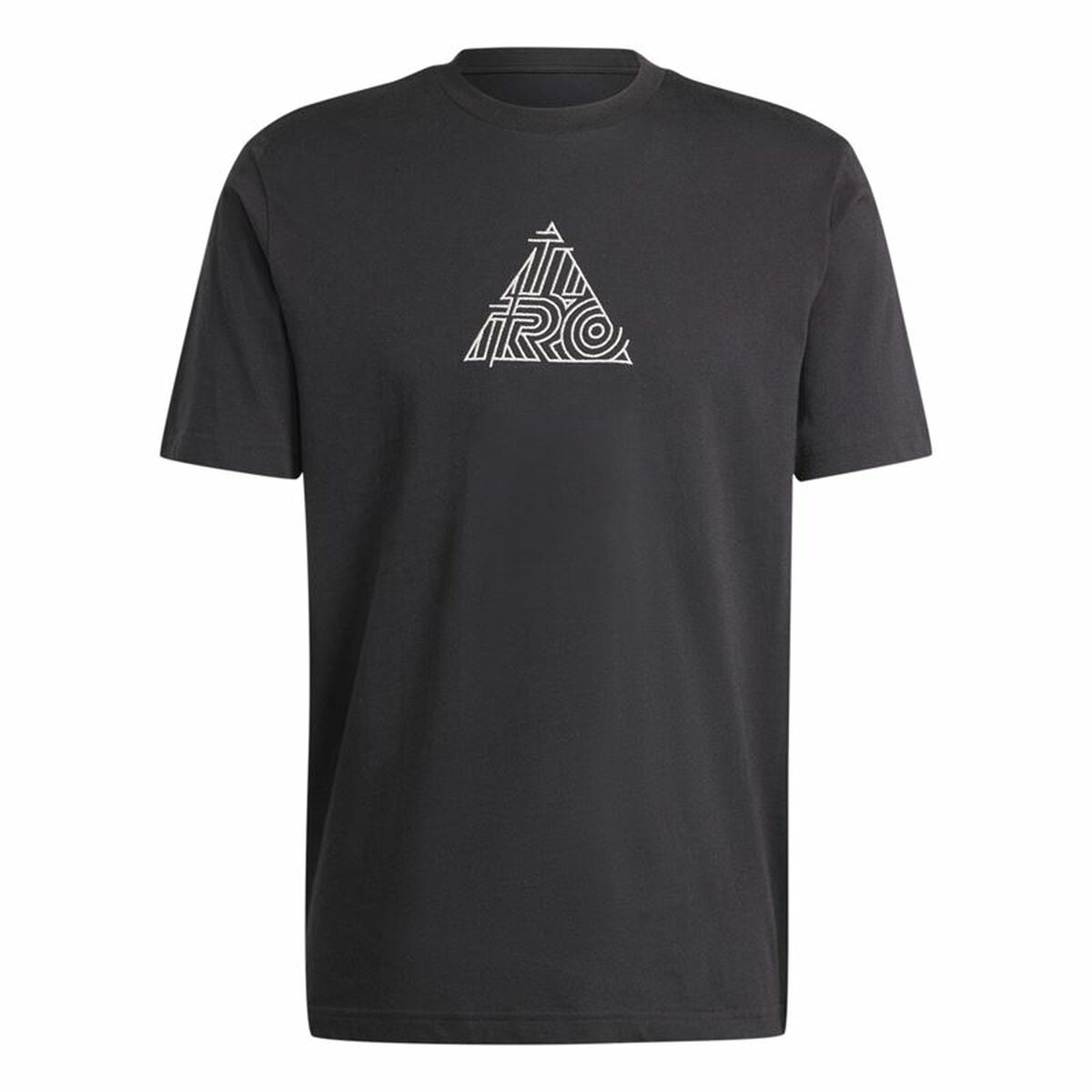 Tricou cu Mânecă Scurtă Bărbați Adidas House Of Tiro Metallic Graphic Negru