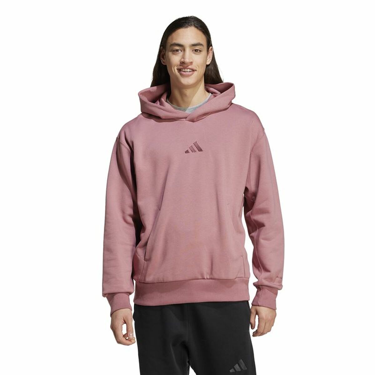 Hanorac cu Glugă Bărbați Adidas All Szn Fleece Hoodie Roz