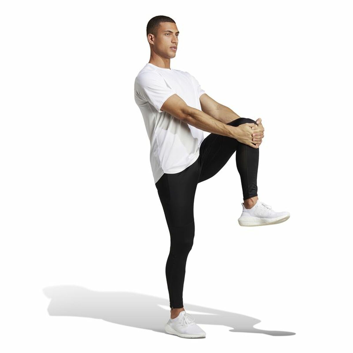 Colanți sport pentru bărbați Adidas Saturday Negru