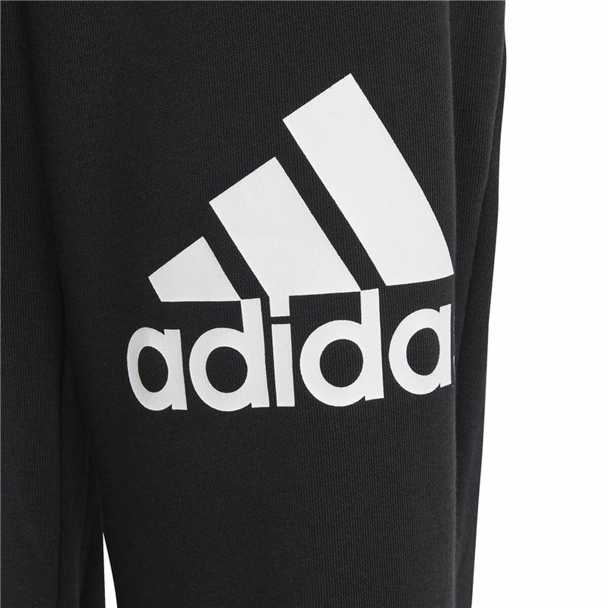 Pantaloni Sport pentru Copii Adidas Fit Big Logo Negru