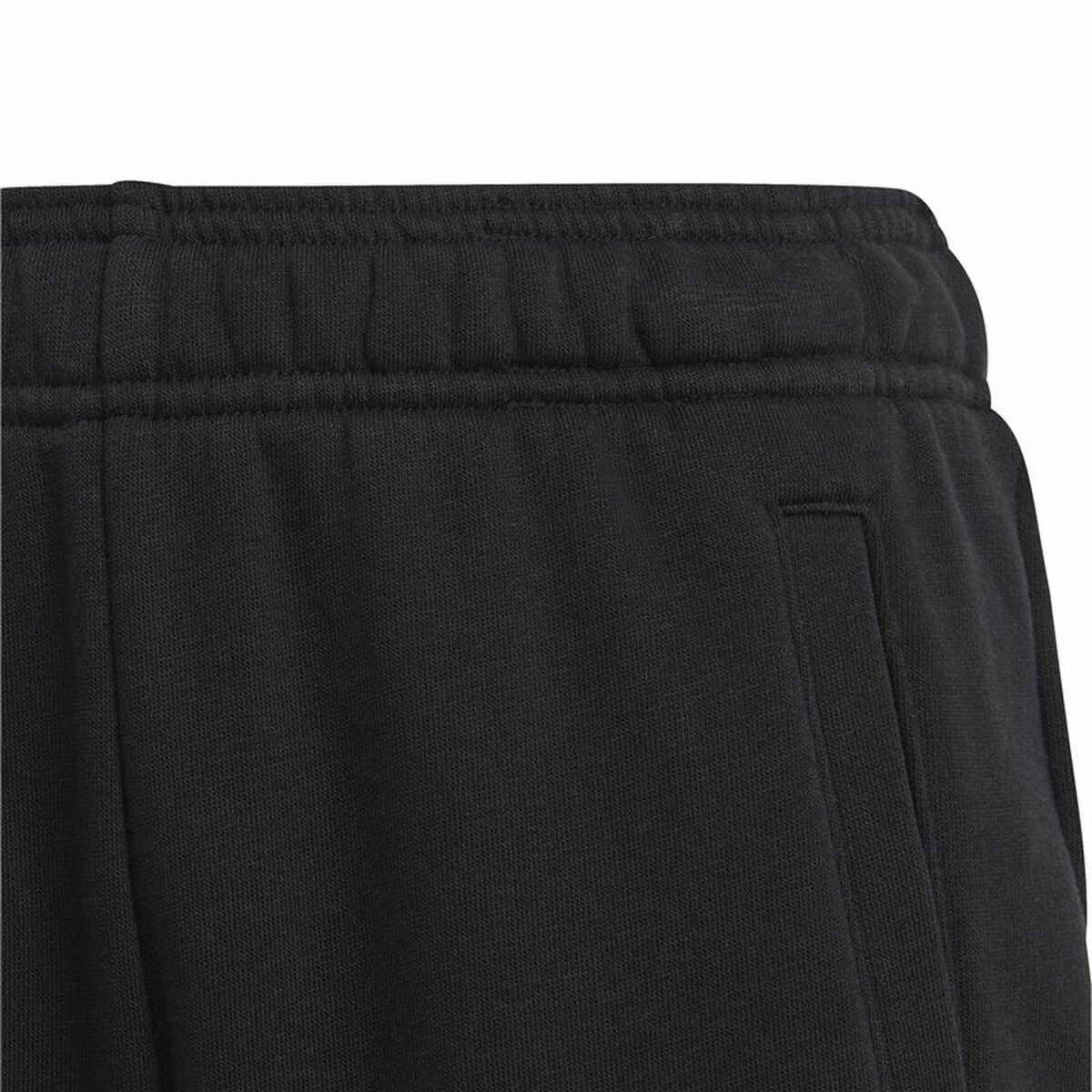 Pantaloni Sport pentru Copii Adidas Fit Big Logo Negru