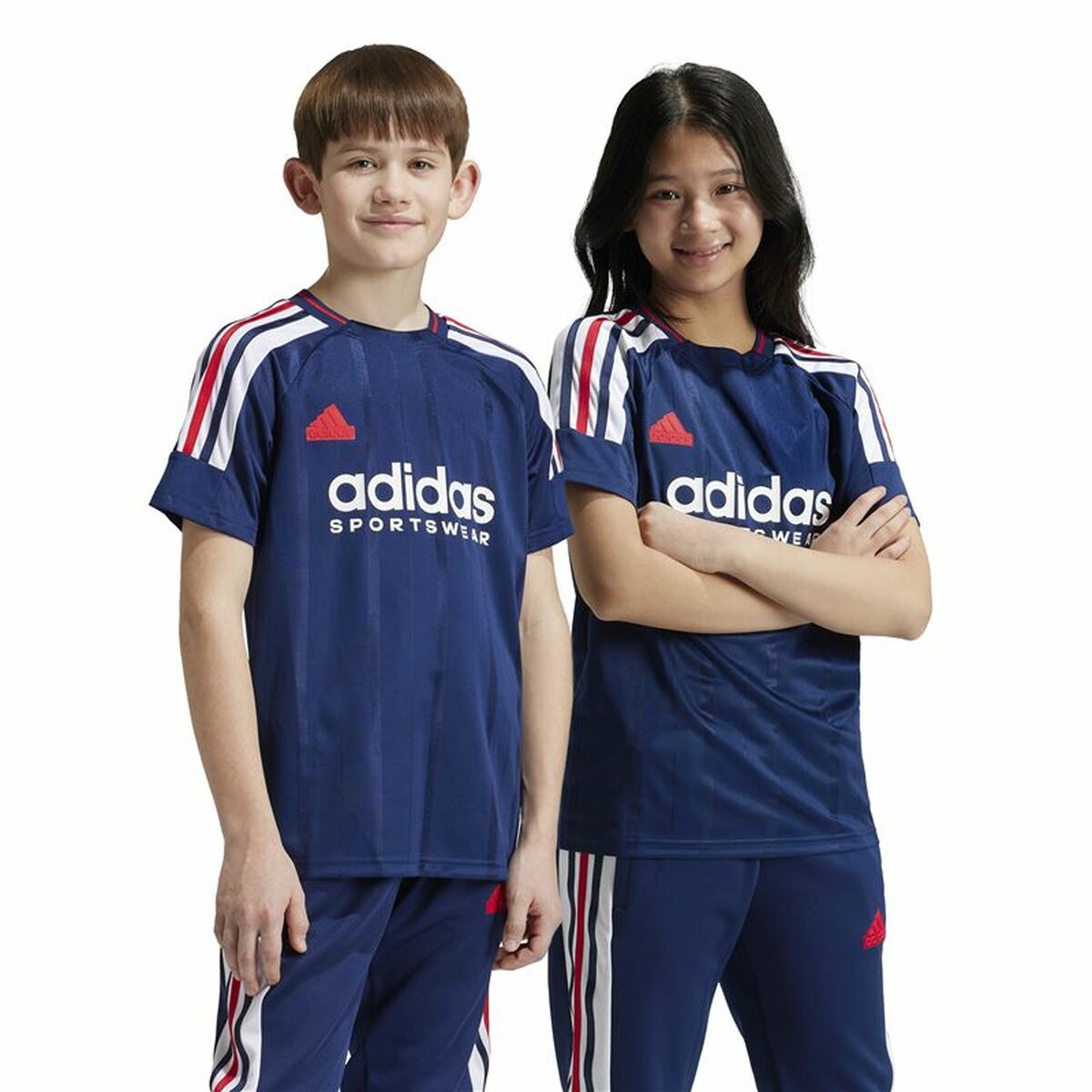 Tricou cu Mânecă Scurtă Unisex Adidas Tiro Nations Pack Albastru