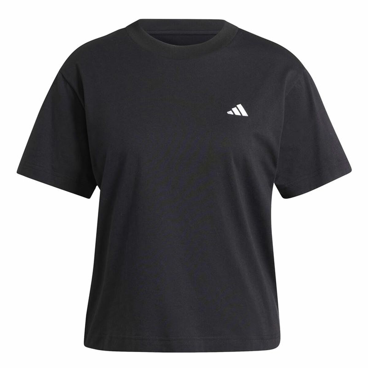 Tricou cu Mânecă Scurtă Femei Adidas Essentials Negru