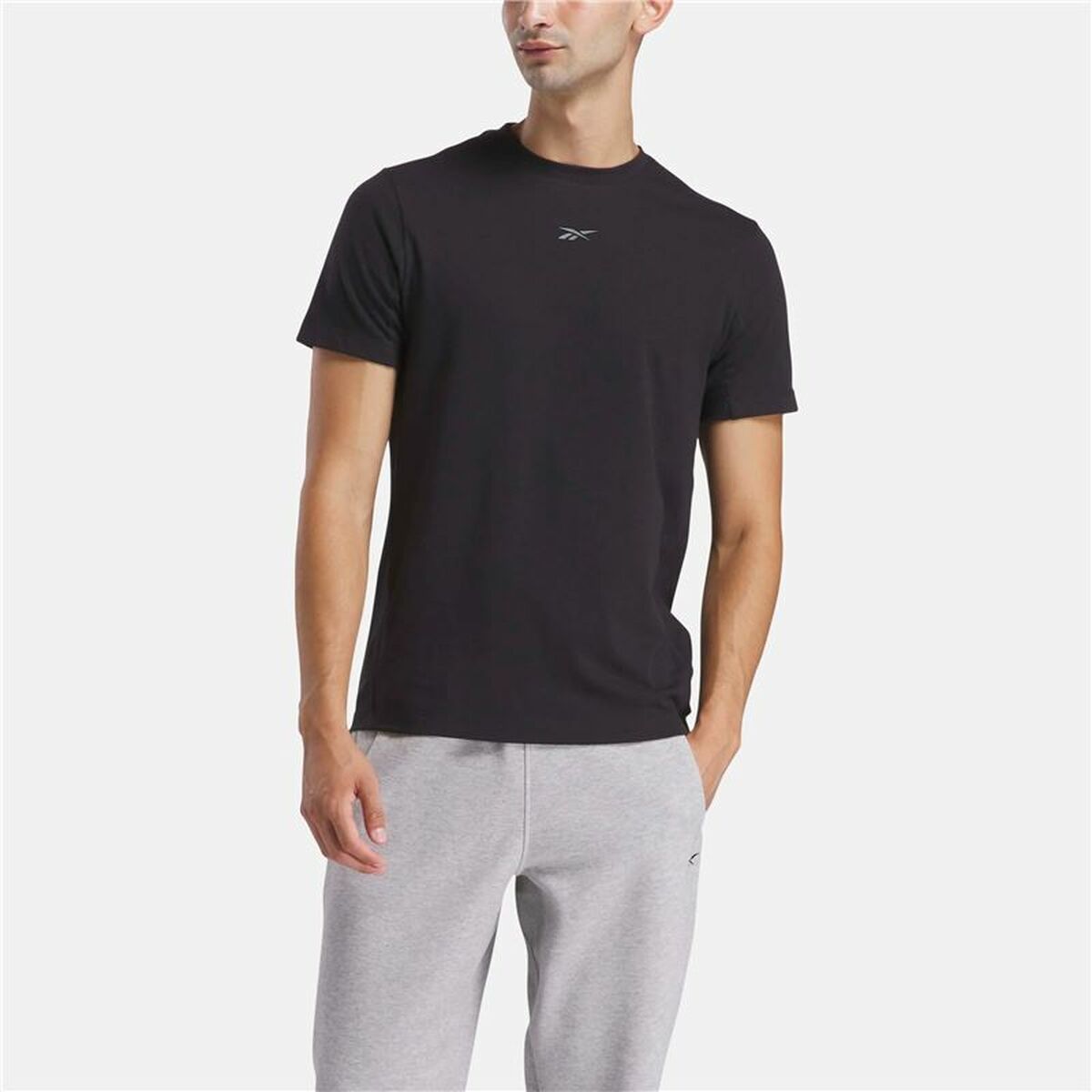Tricou cu Mânecă Scurtă Bărbați Reebok Reebok Athlete Tee Negru
