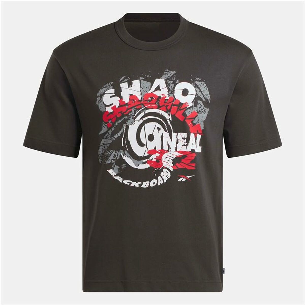 Tricou cu Mânecă Scurtă Bărbați Reebok Gs Hs Shaq Spiral Te Negru