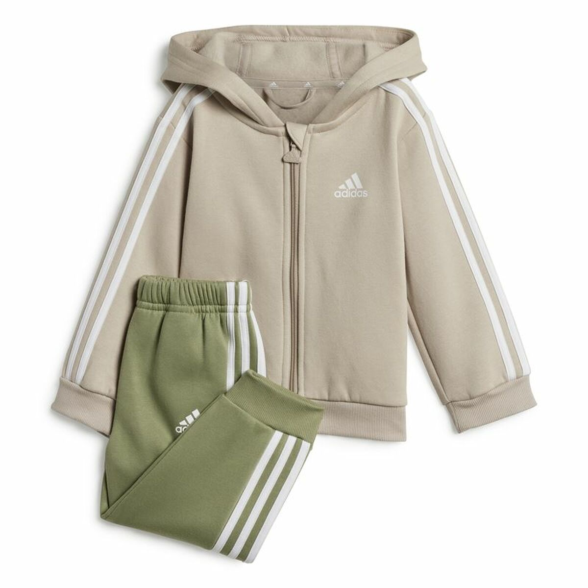 Set Sport pentru Bebeluși Adidas Essentials Verde Gri Multicolor