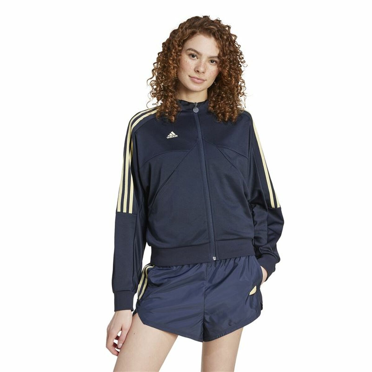 Jachetă Sport de Damă Adidas Tiro Track Top Albastru