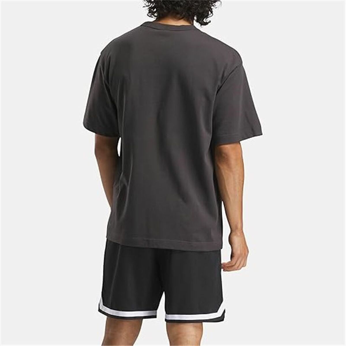 Tricou cu Mânecă Scurtă Bărbați Reebok Gs Basketball On Fir Negru