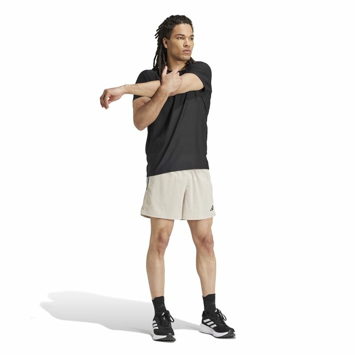 Tricou cu Mânecă Scurtă Bărbați Adidas Running Ice Cream Graphic Negru