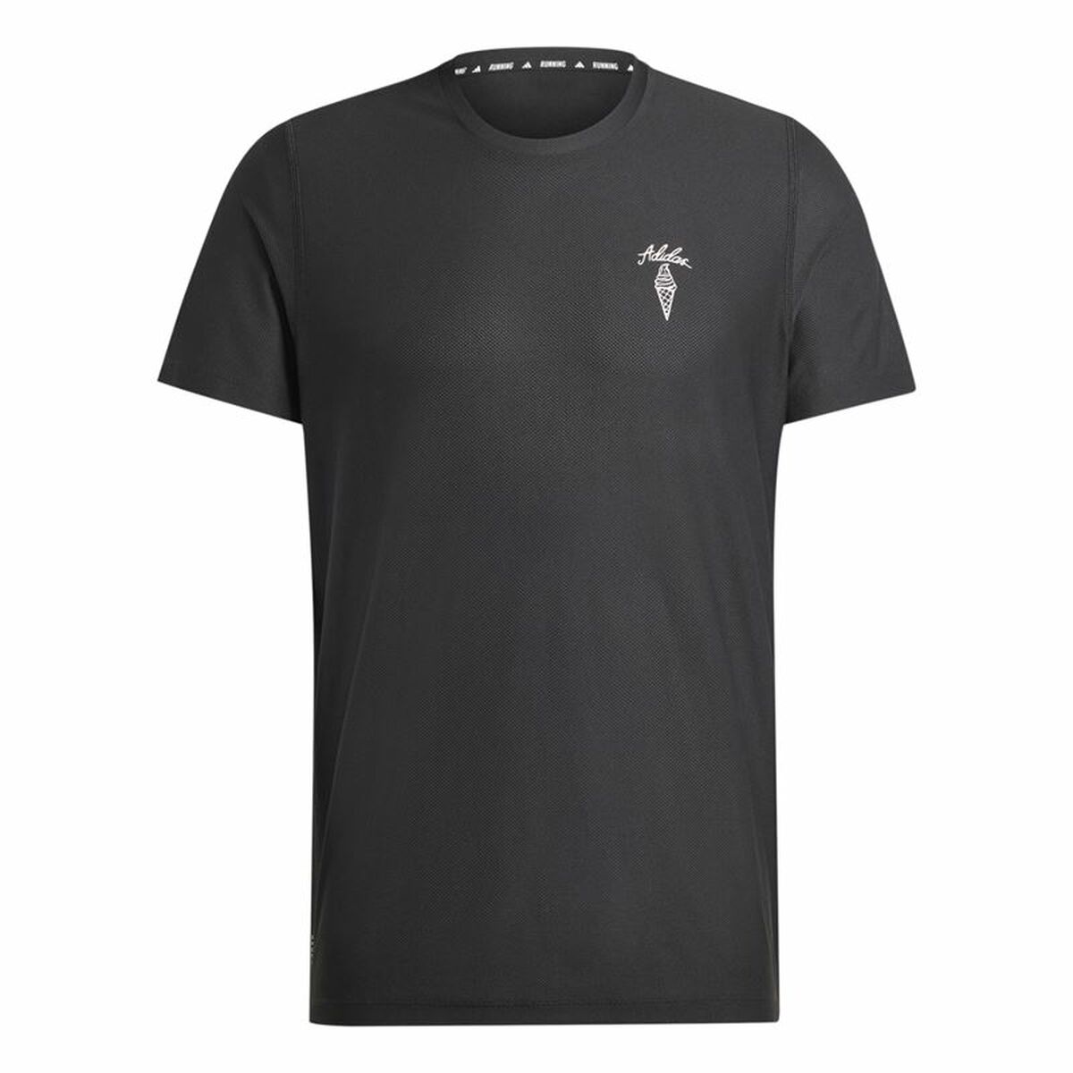 Tricou cu Mânecă Scurtă Bărbați Adidas Running Ice Cream Graphic Negru