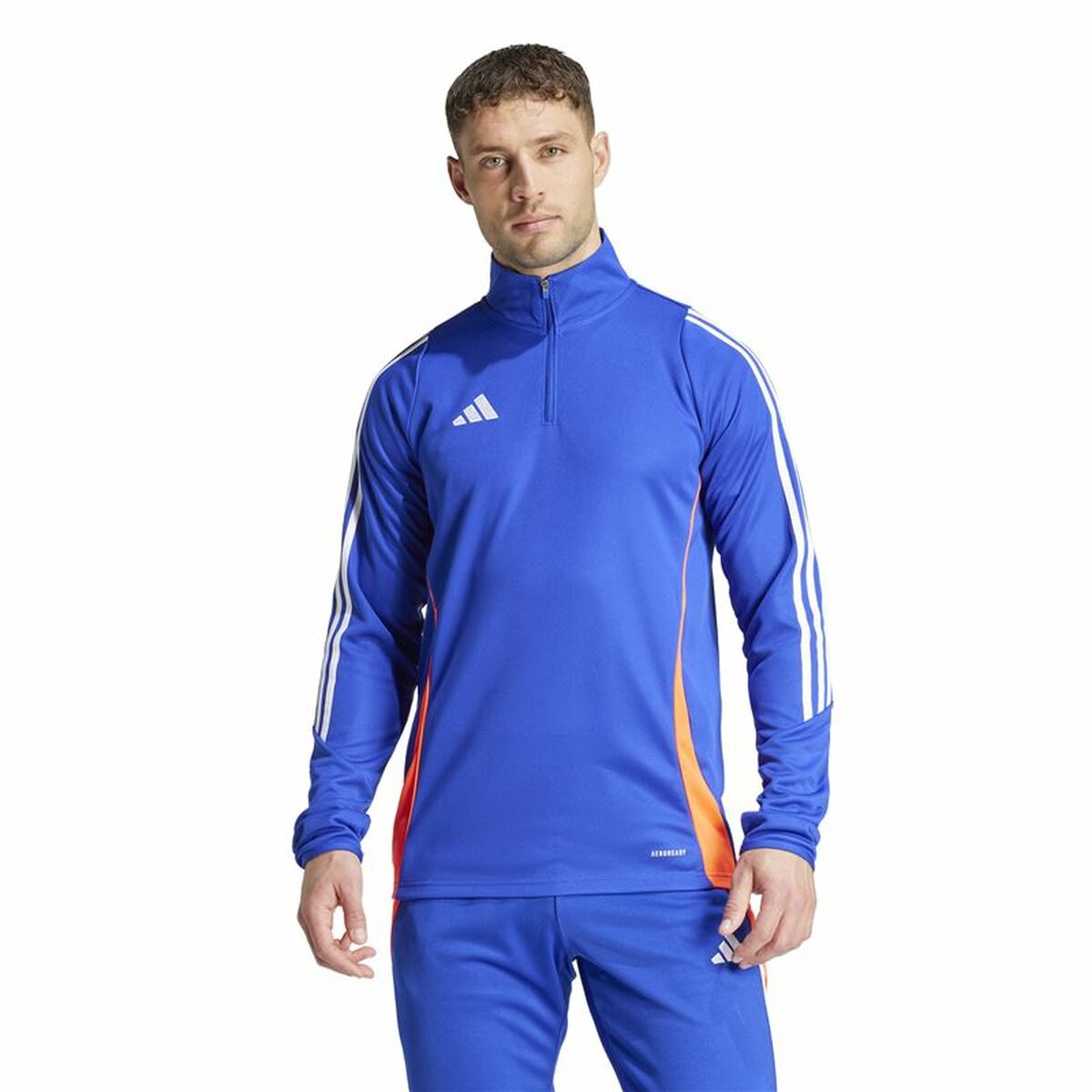 Hanorac fără Glugă Adidas Tiro24 Training Albastru