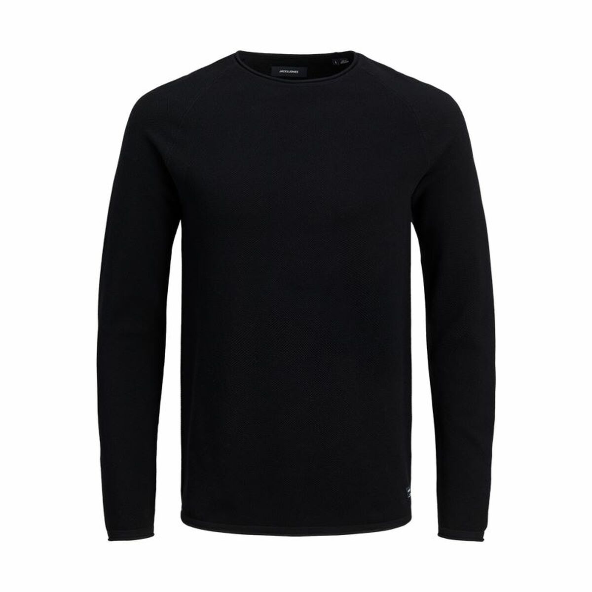Tricou cu Mânecă Lungă Bărbați Jack & Jones ehill Knit Negru
