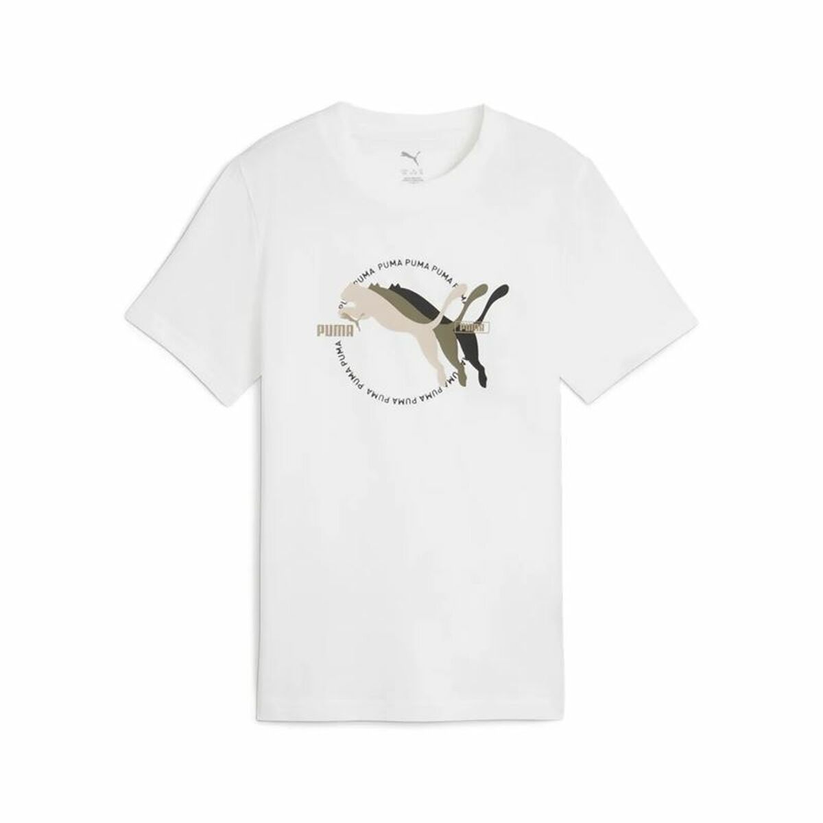 Tricou cu Mânecă Scurtă pentru Copii Puma Graphics III B 7-8 Ani