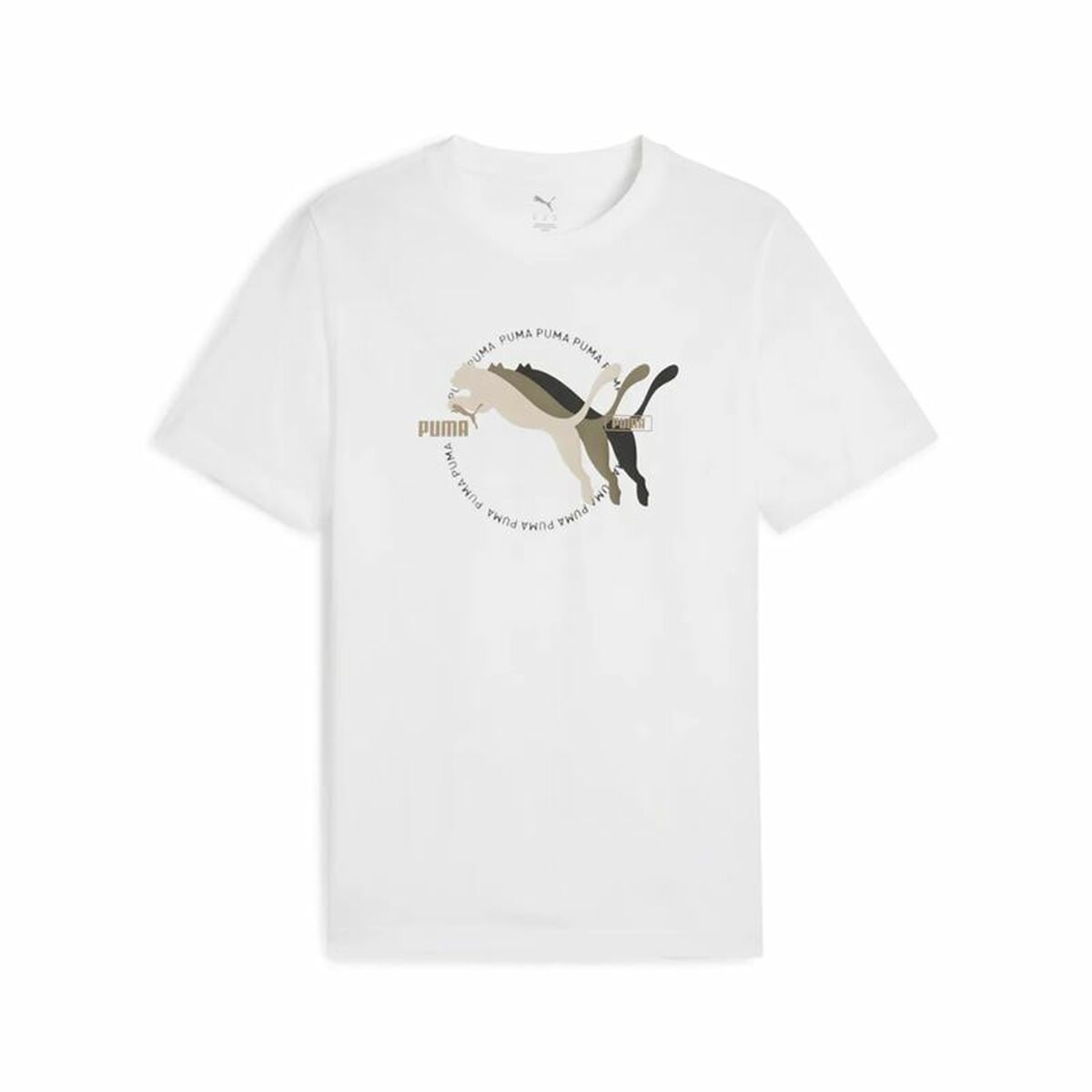 Tricou cu Mânecă Scurtă Bărbați Puma Graphics MultipleCat S