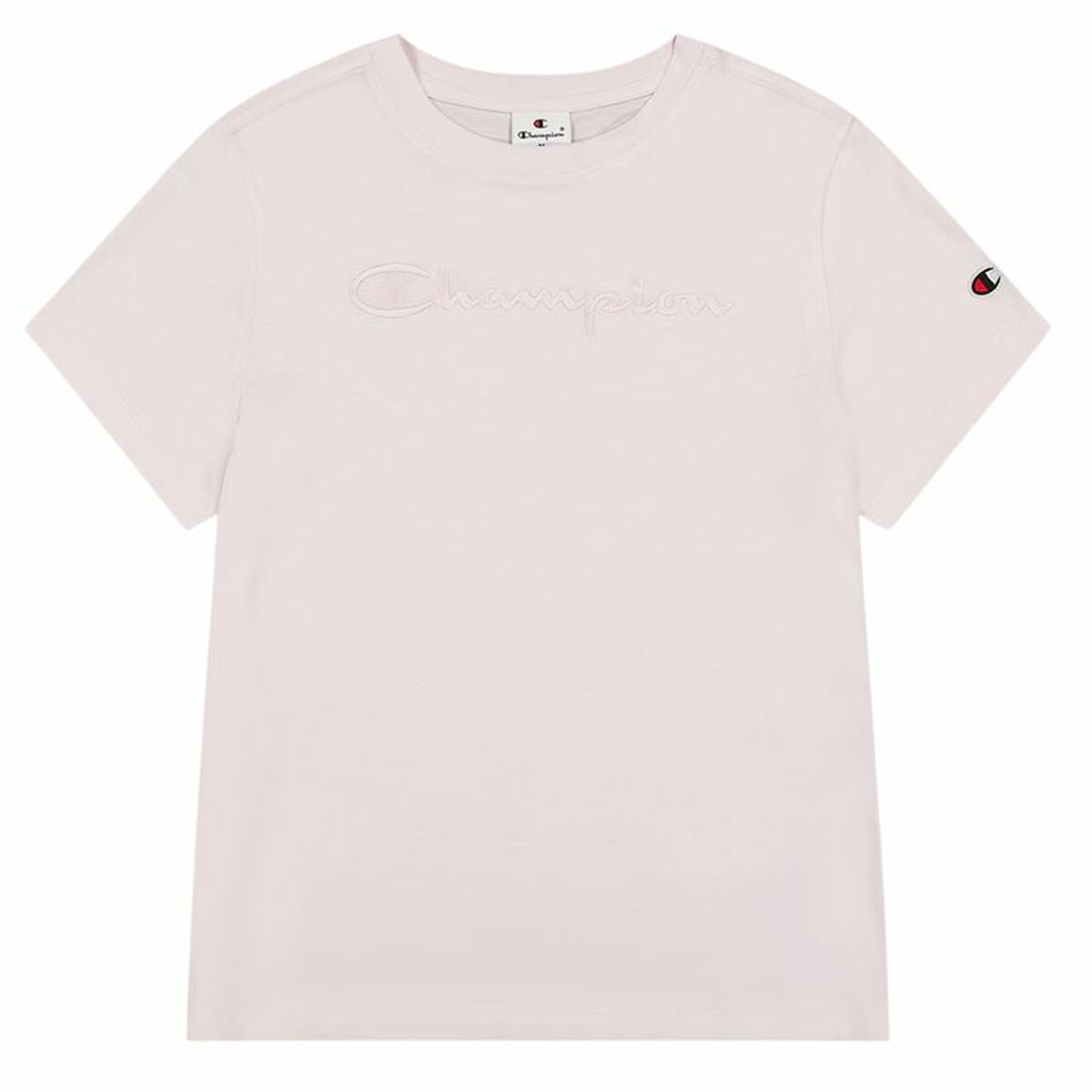 Tricou cu Mânecă Scurtă Femei Champion Crewneck (XS)