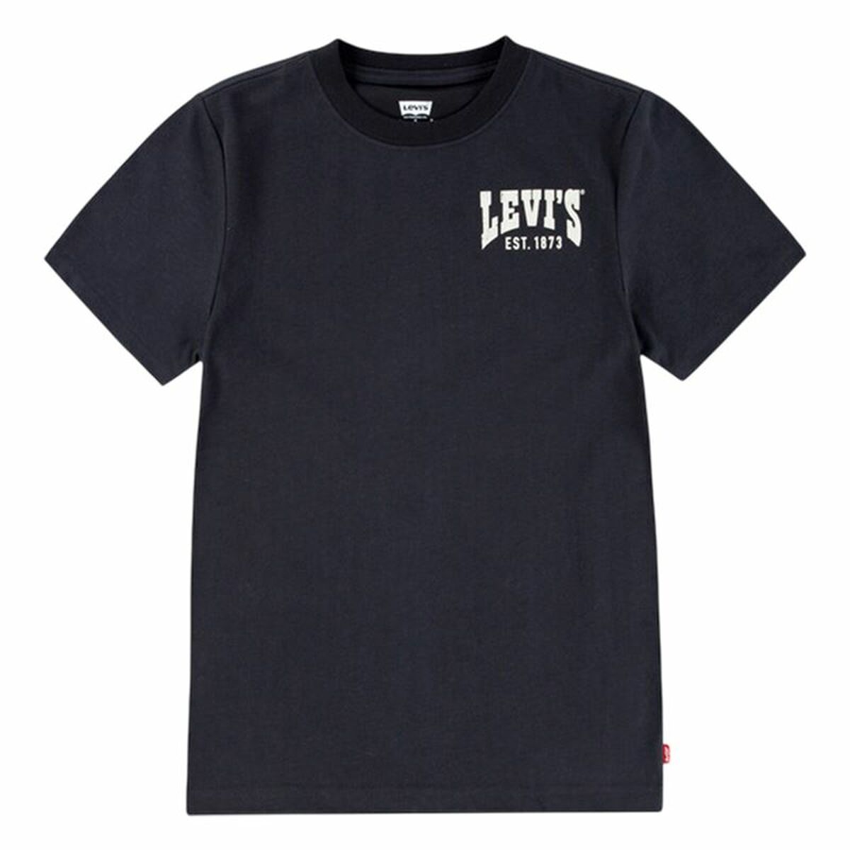 Tricou cu Mânecă Scurtă pentru Copii Levi's Lvb Valley View Negru 8 Ani