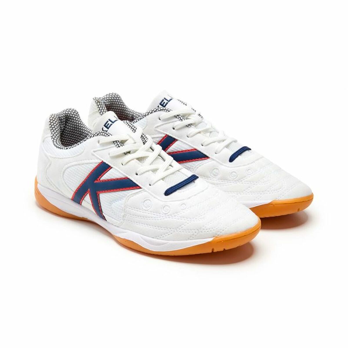 Încălțăminte de Fotbal Sală pentru Adulți Kelme Indoor Copa Elastic Alb