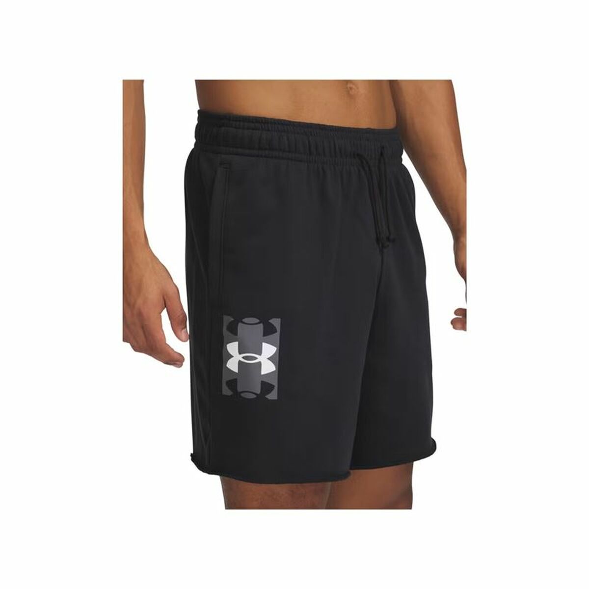 Pantaloni Scurți pentru Bărbați Under Armour Rival Negru