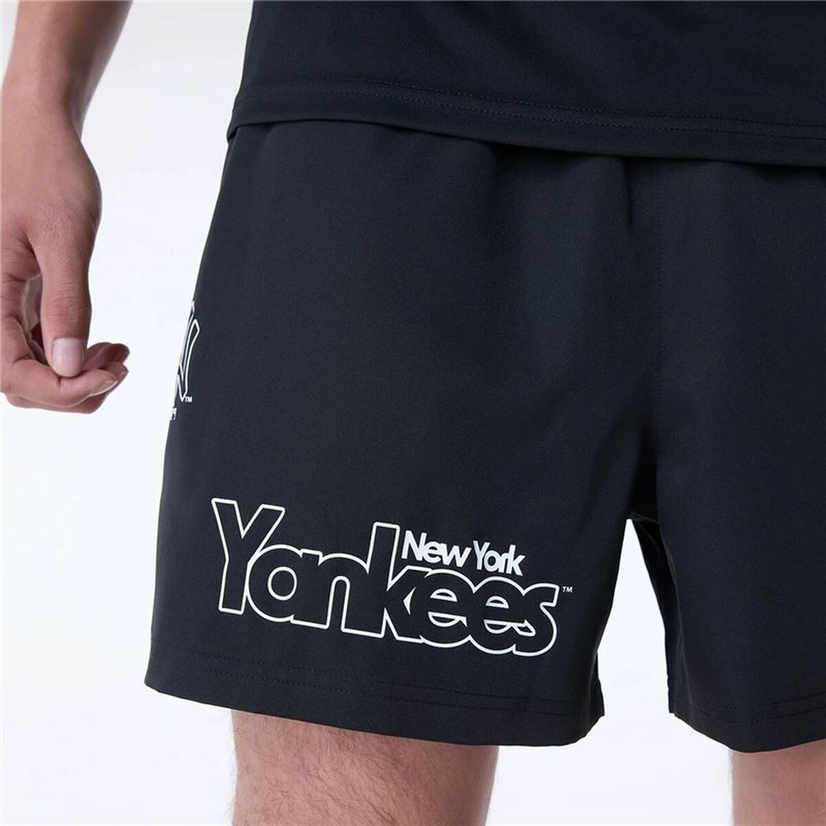 Pantaloni Scurți de Baschet pentru Bărbați New Era New York Yankees MLB Negru