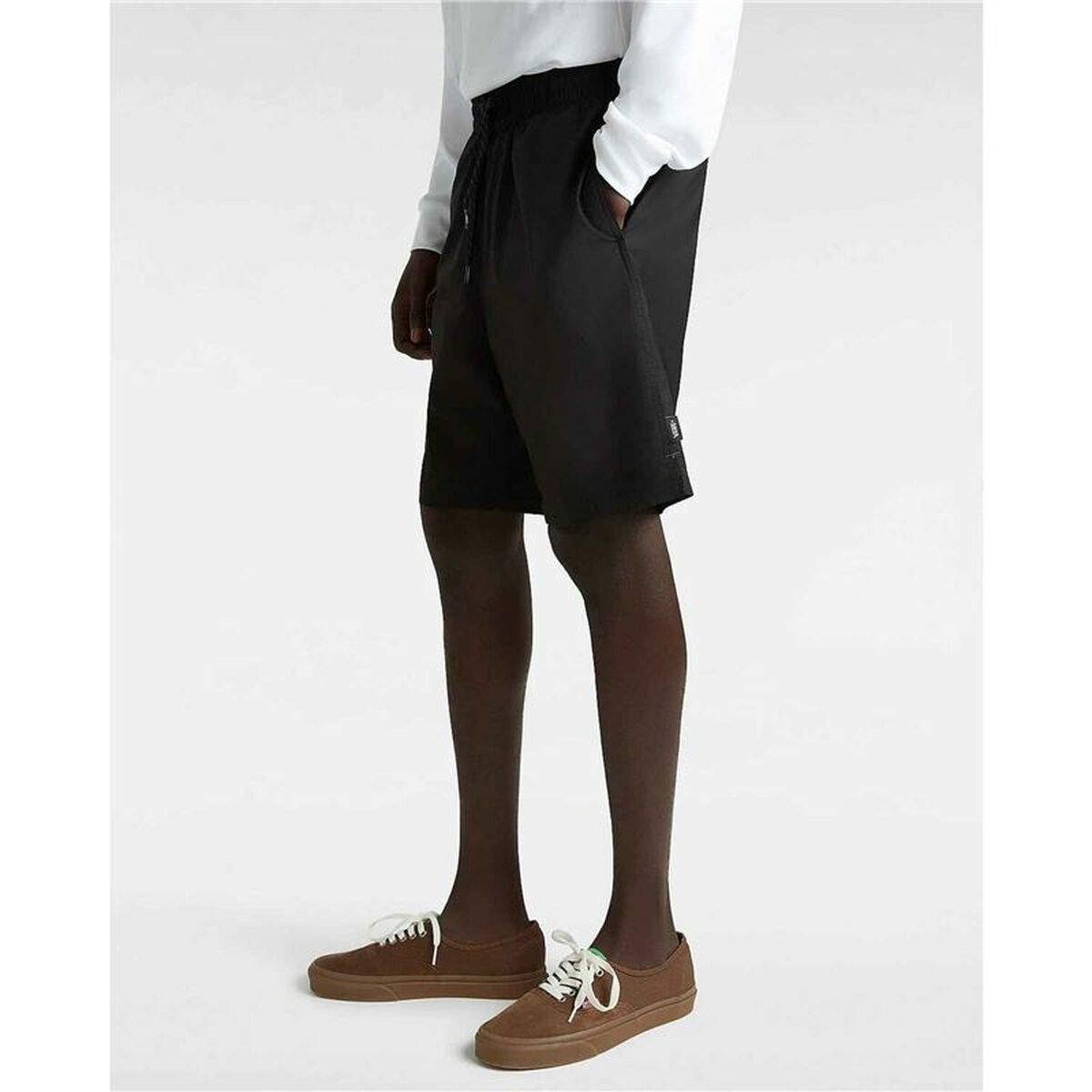 Pantalon Vans Primary Solid Elastic B Negru