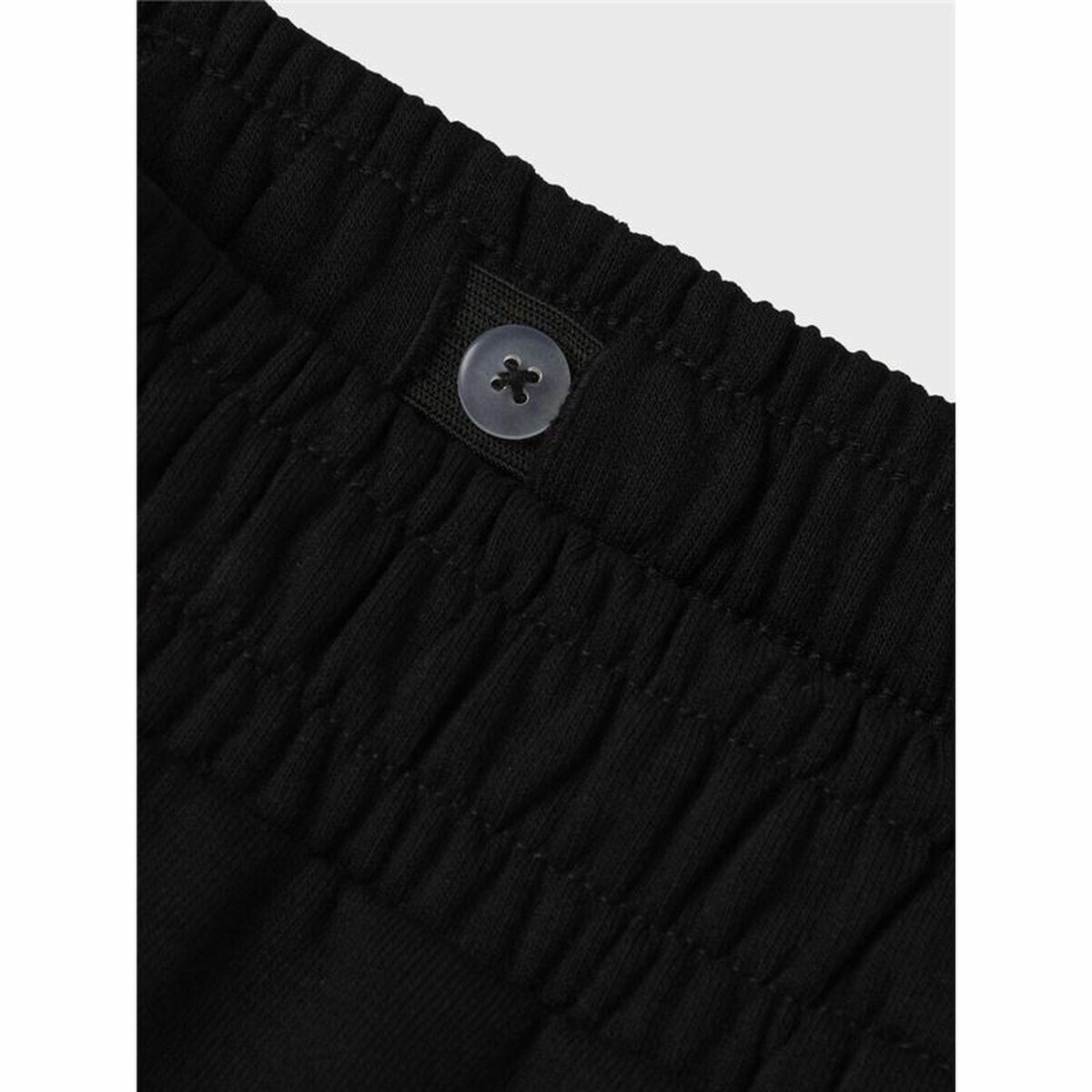 Pantalon scurt Name It Nkmollie Cargo Unb Noos Negru Infantil Bărbați