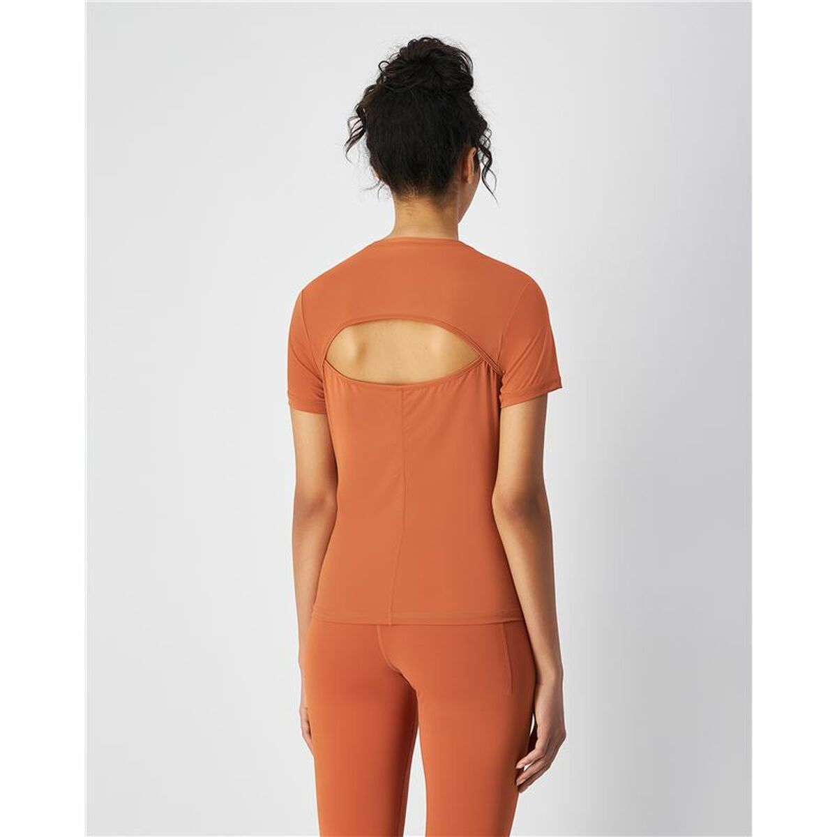 Tricou cu Mânecă Scurtă Femei Champion SS Portocaliu