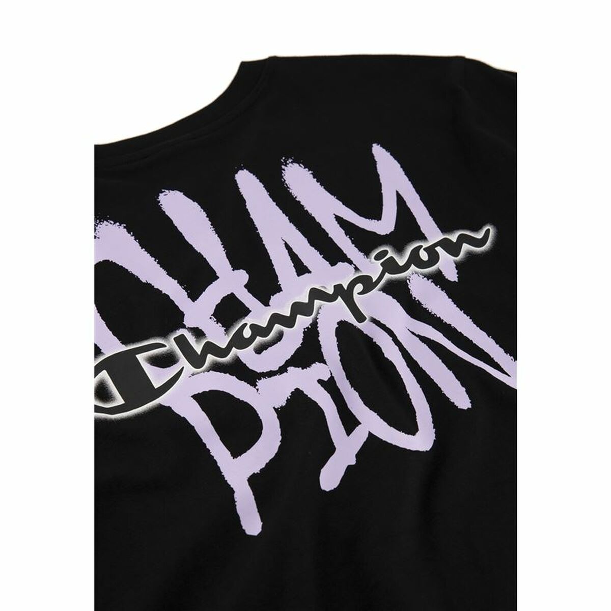 Tricou cu Mânecă Scurtă Bărbați Champion Champion SS Negru