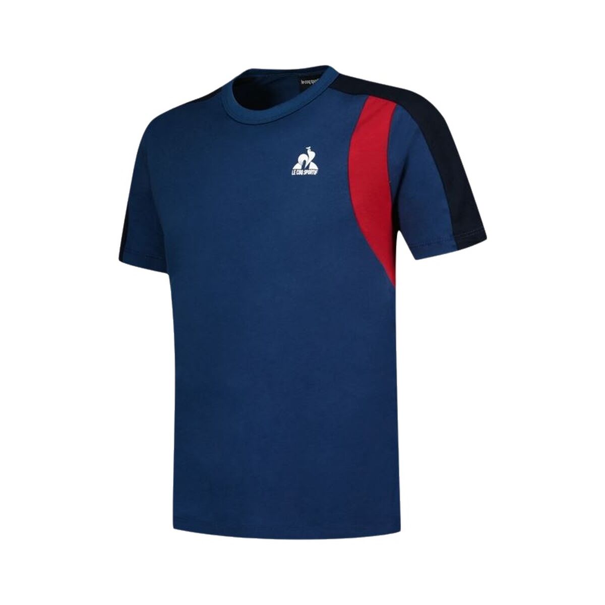 Tricou cu Mânecă Scurtă pentru Copii Le coq sportif Ess N°1 Enfant Negru Bleumarin