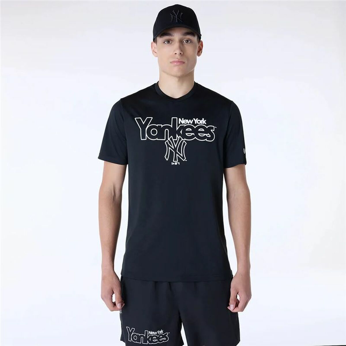 Tricou de baschet New Era New York Yankees MLB Negru