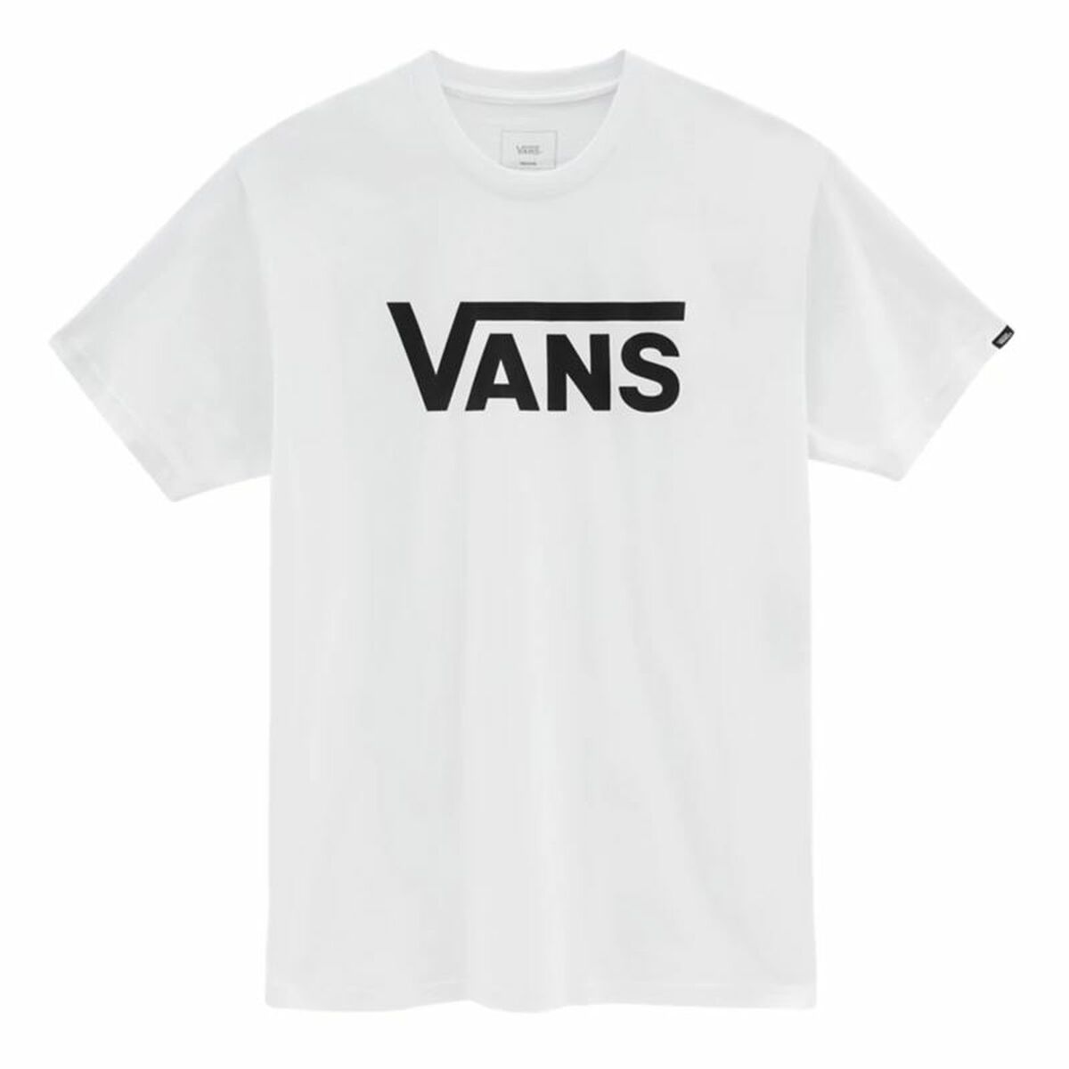 Tricou cu Mânecă Scurtă Bărbați Vans Mn Classic Alb Negru