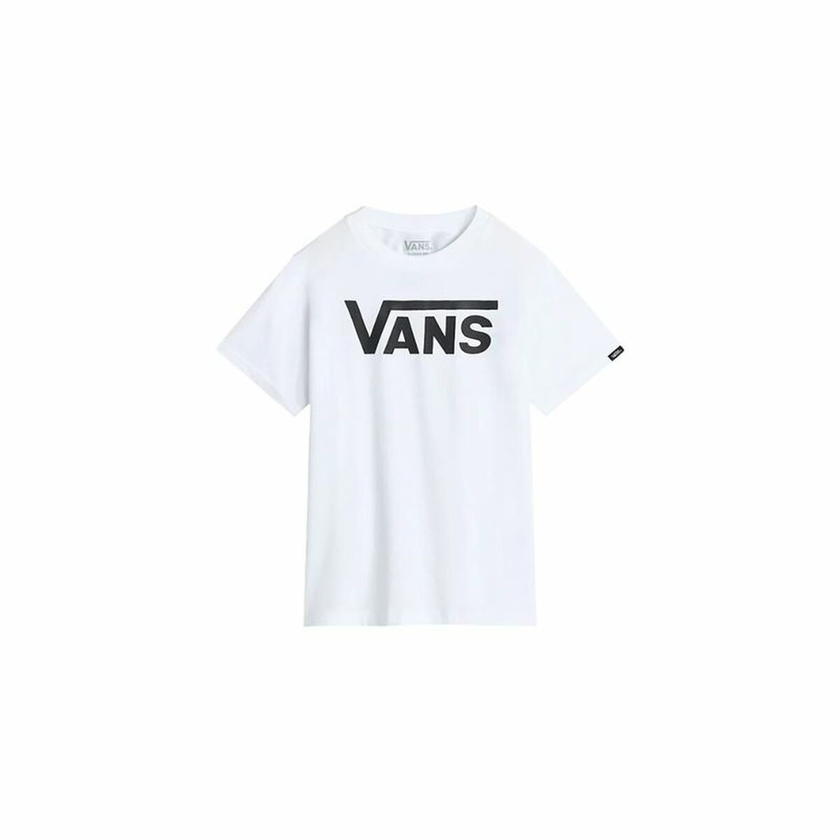 Tricou cu Mânecă Scurtă pentru Copii Vans Vans Classic Alb