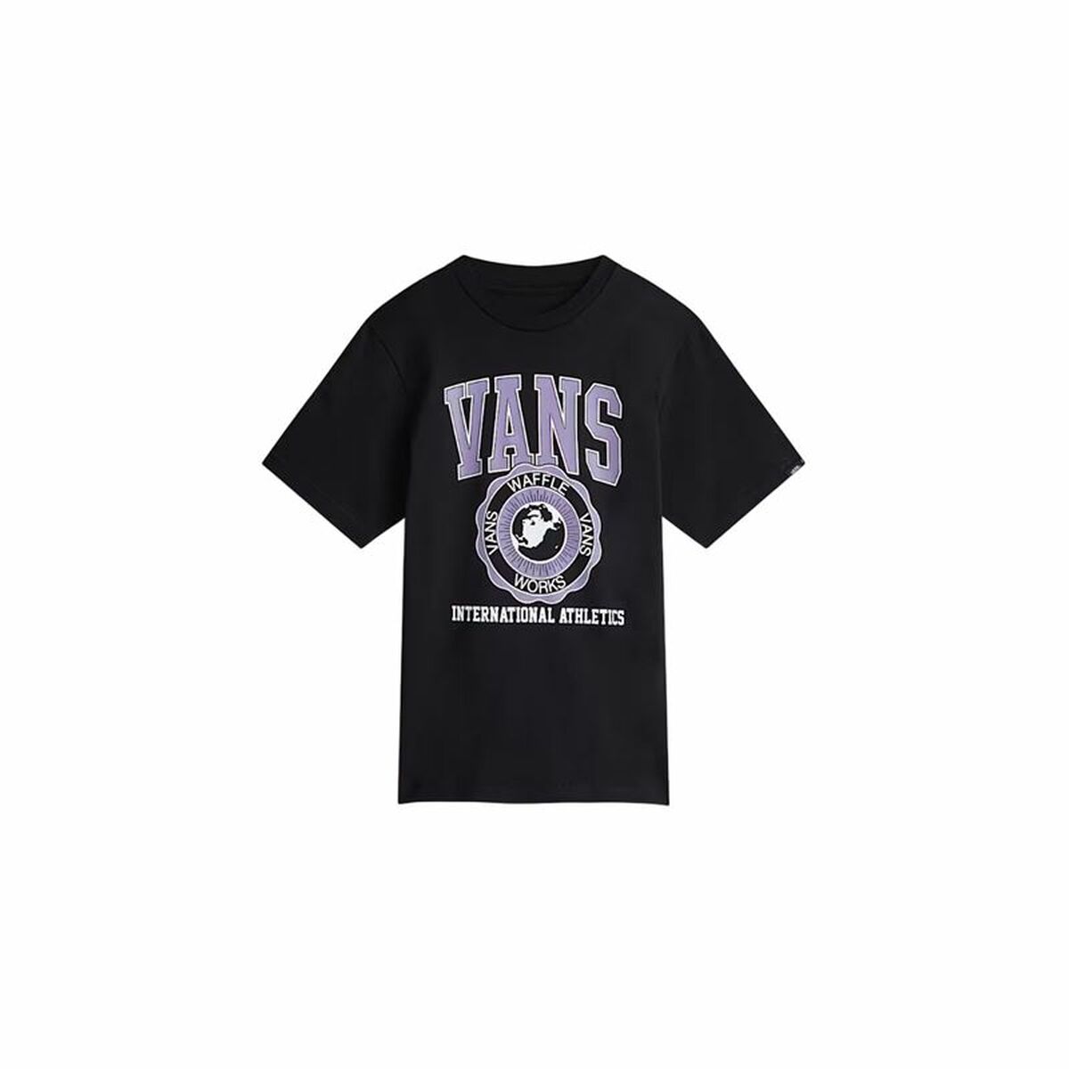 Tricou cu Mânecă Scurtă pentru Copii Vans Inter V Ss Negru
