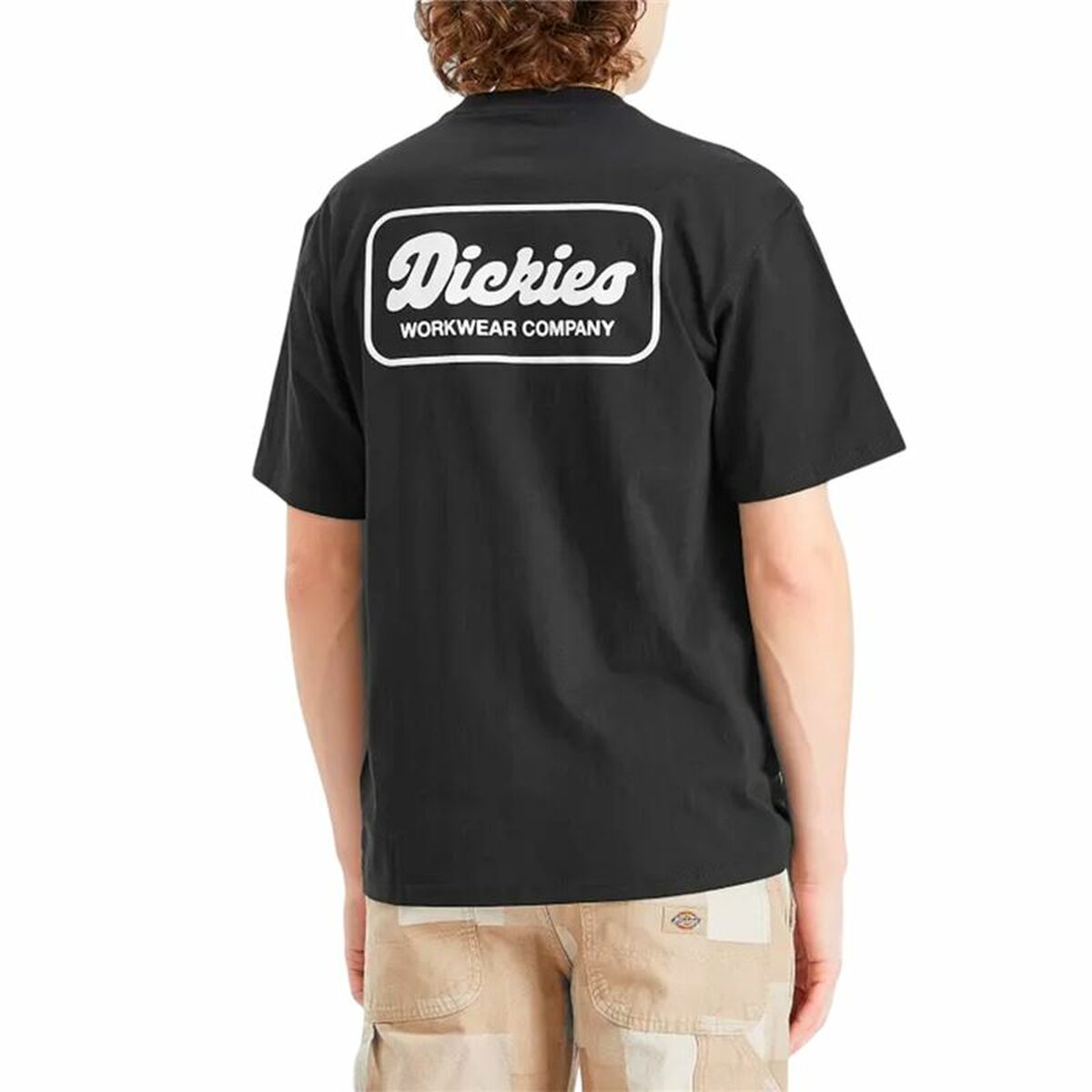 Tricou cu Mânecă Scurtă Bărbați Dickies Lewistown Ss Negru