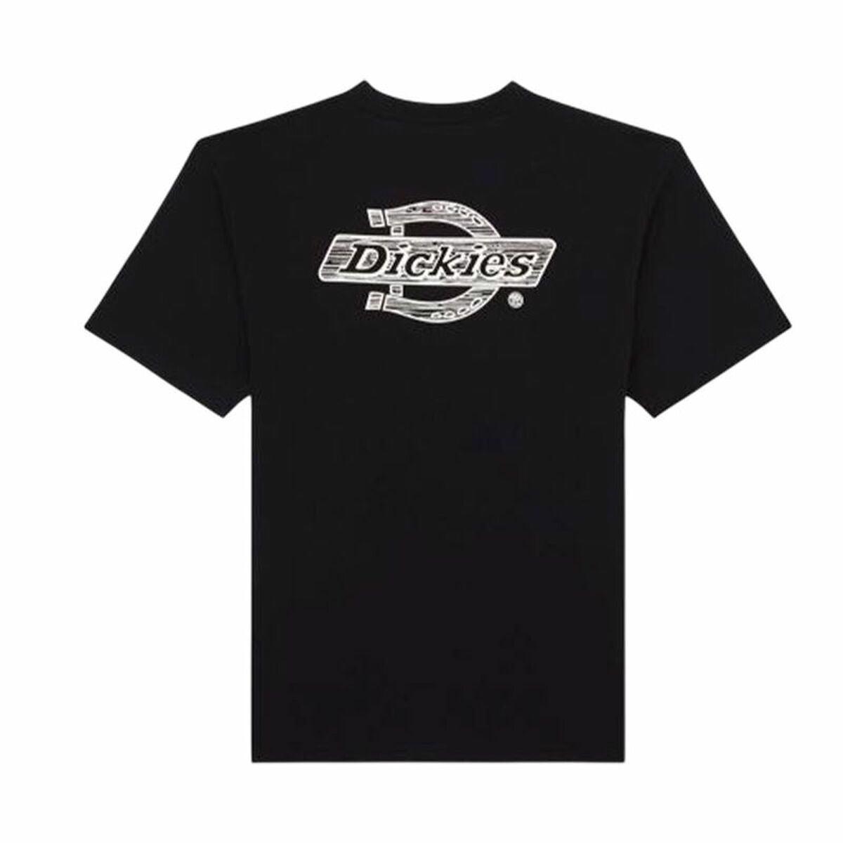 Tricou cu Mânecă Scurtă Bărbați Dickies Wood Logo Negru