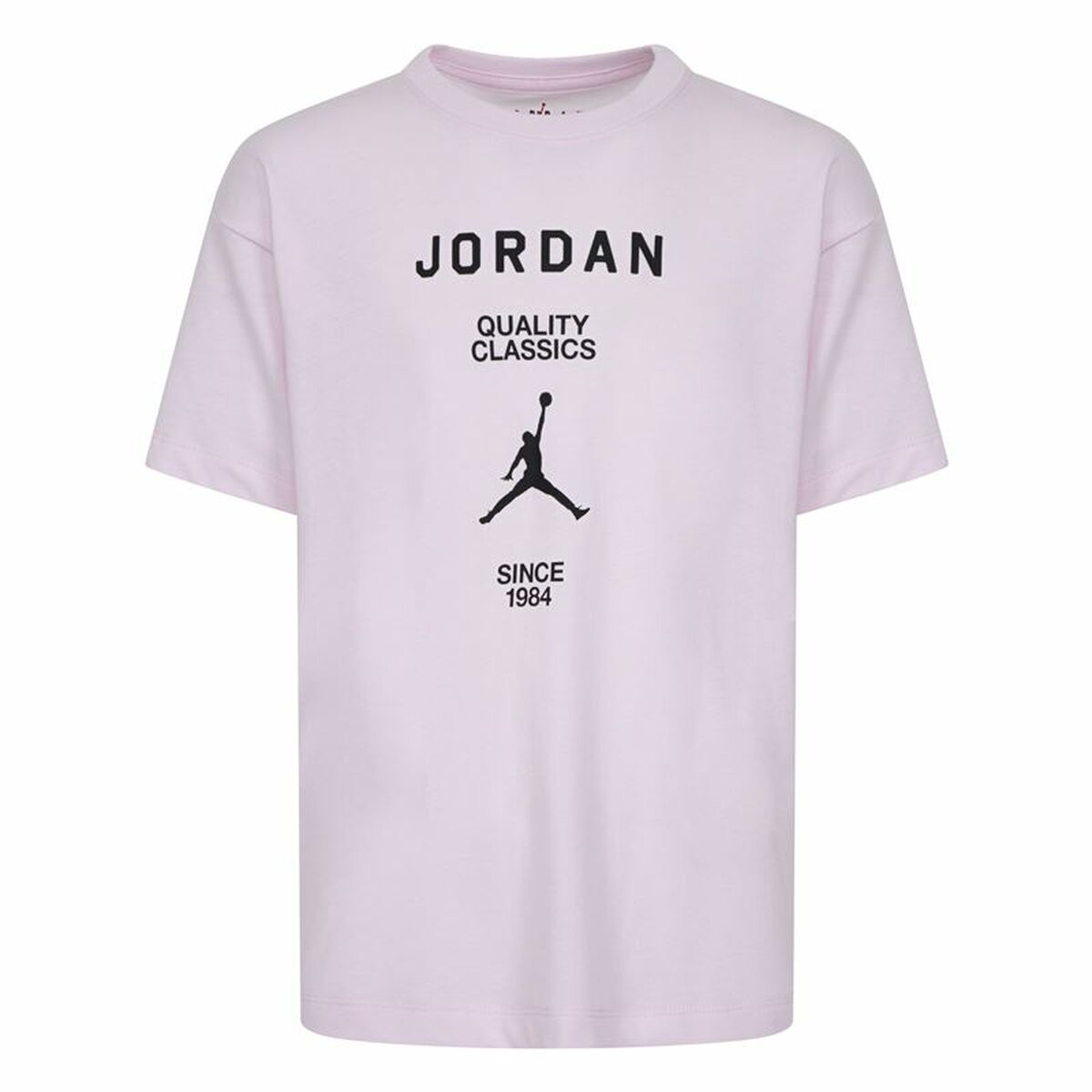 Tricou cu Mânecă Scurtă pentru Copii Jordan Jdg W J Ss Gf Gfx Negru Roz