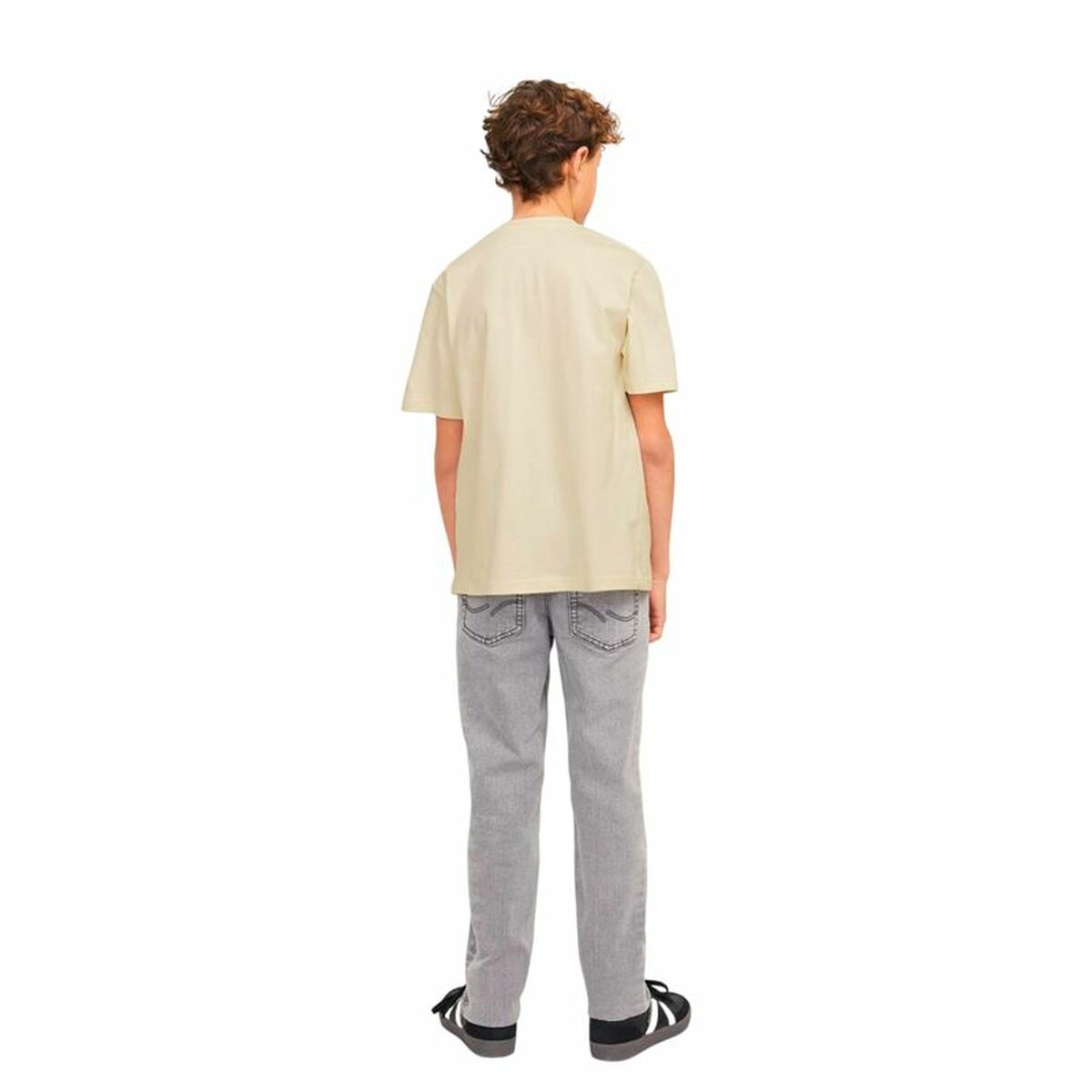 Tricou cu Mânecă Scurtă pentru Copii Jack & Jones Joranatomy Skull Ss Crew Neck