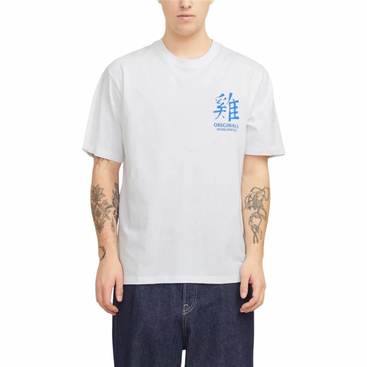 Tricou cu Mânecă Scurtă Bărbați Jack & Jones Jorsnake