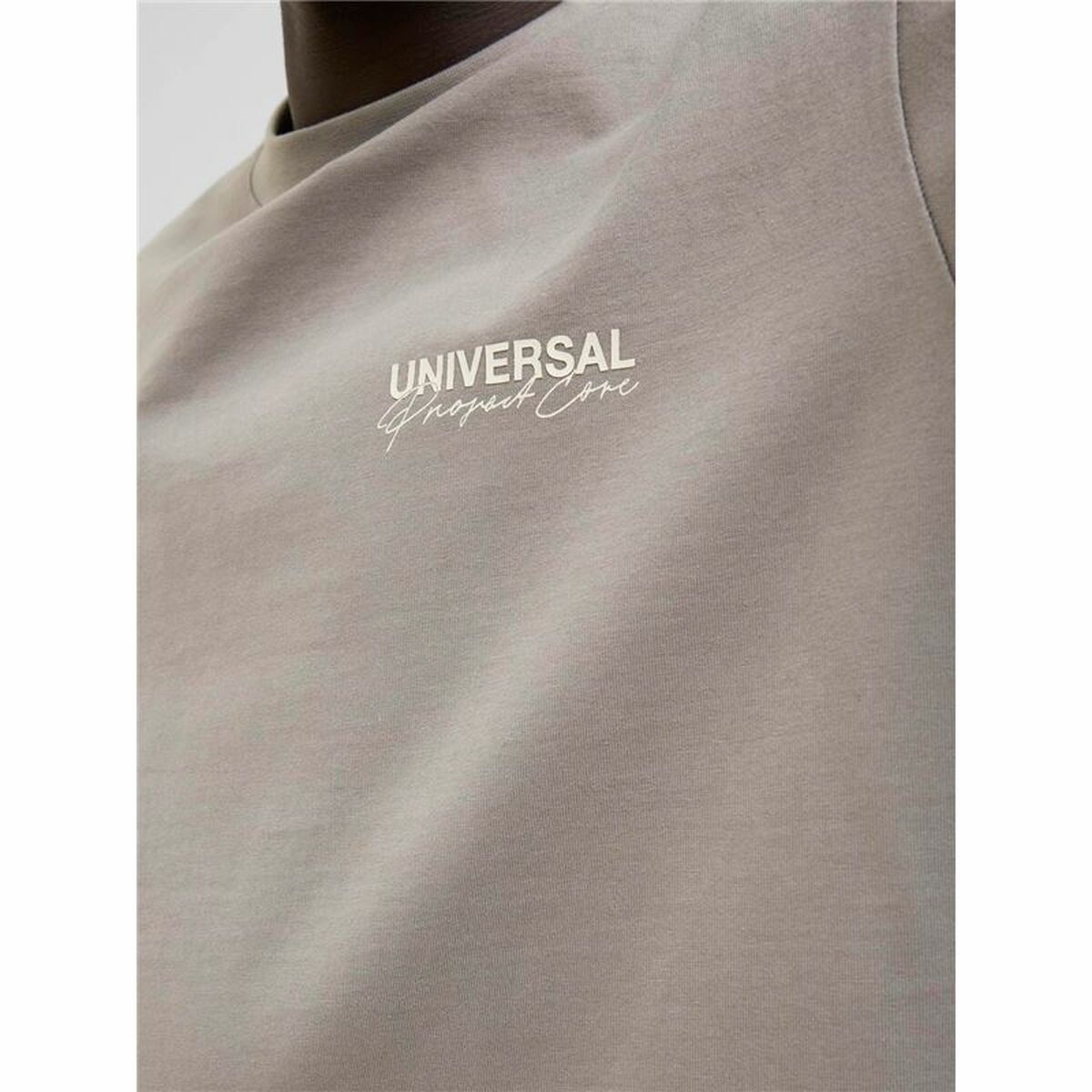 Tricou cu Mânecă Scurtă Bărbați Jack & Jones Jcodynamic Dust Ss Crew Neck Maro Deschis