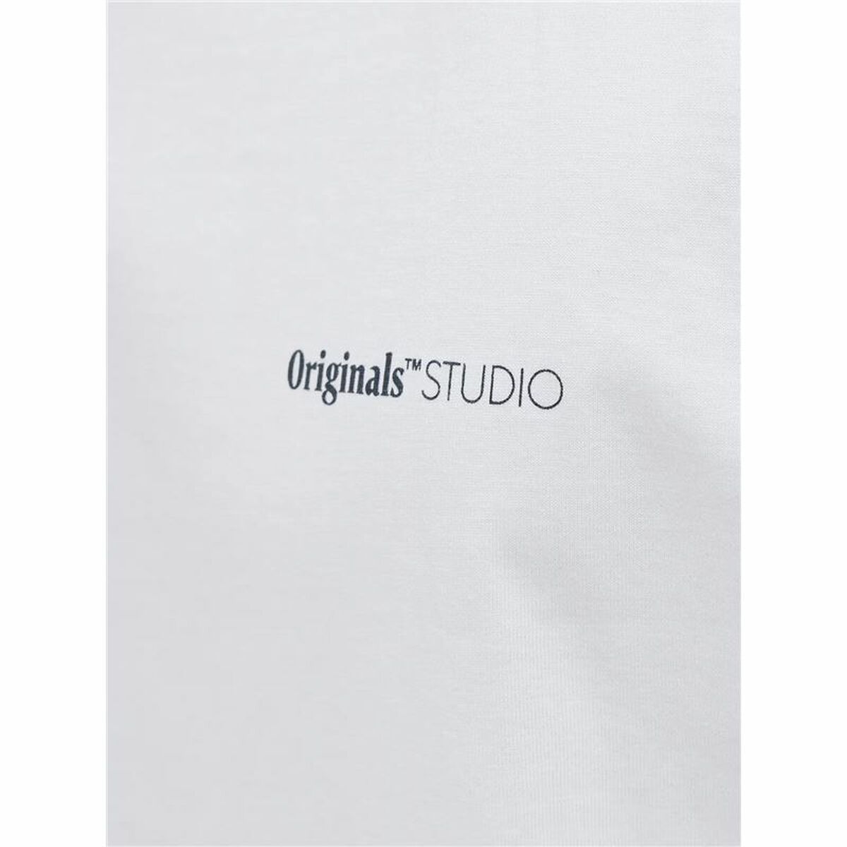 Tricou cu Mânecă Scurtă Bărbați Jack & Jones Jorvarenna Painted Alb